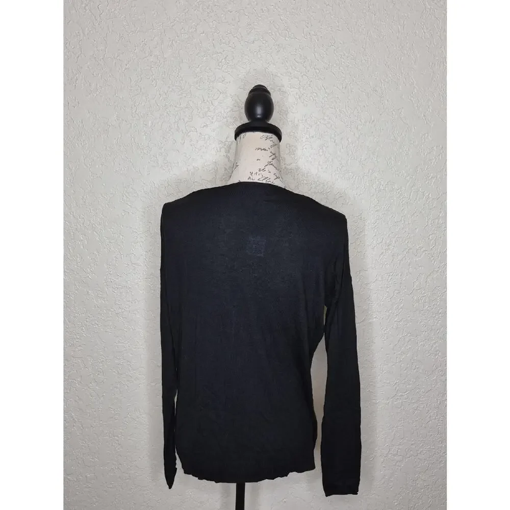 Mossimo Lightweight Sweater Black Size S